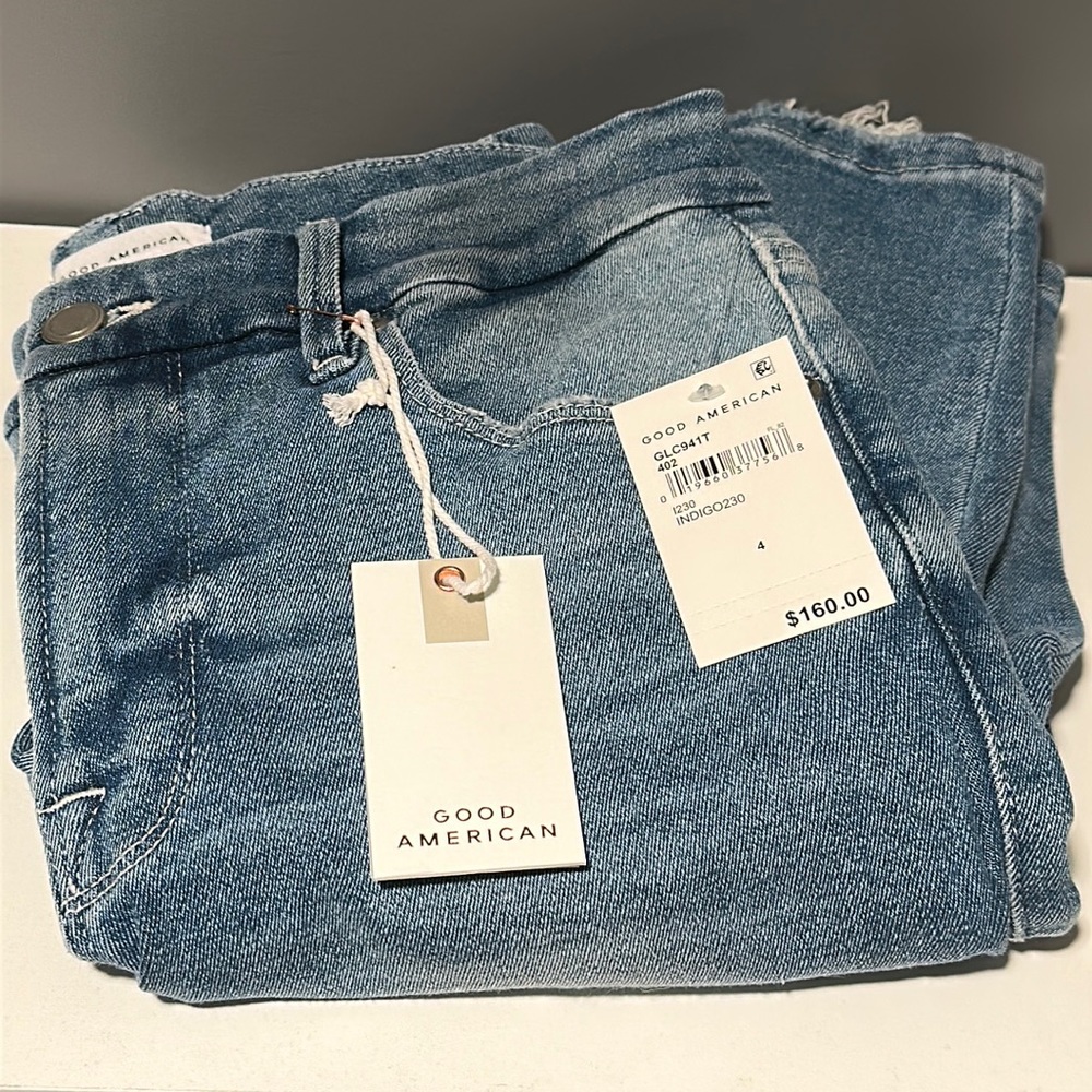 Good American Good Legs Crop size 4 NWT